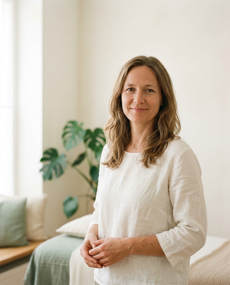 Porträt der Heilpraktikerin Johanna Wendel in ihrer Praxis
